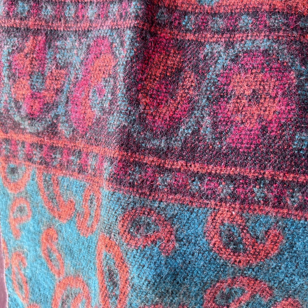 Colorful Paisley Patterned Fabric